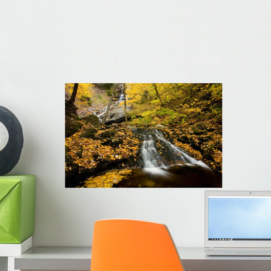 Beulach Ban Falls, Cape Breton Highlands National Park, Nova Scotia Wall Mural