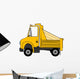Yellow Dump Truck Wall Decal