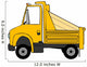 Yellow Dump Truck Wall Decal