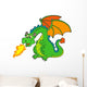 Fire Dragon Wall Mural