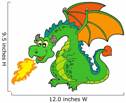 Fire Dragon Wall Mural