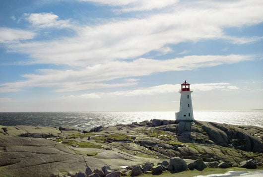 Lighthouse, Peggy's Cove, Nova Scotia Wall Mural