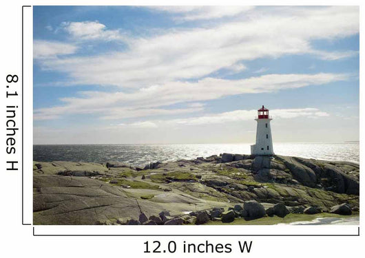 Lighthouse, Peggy's Cove, Nova Scotia Wall Mural