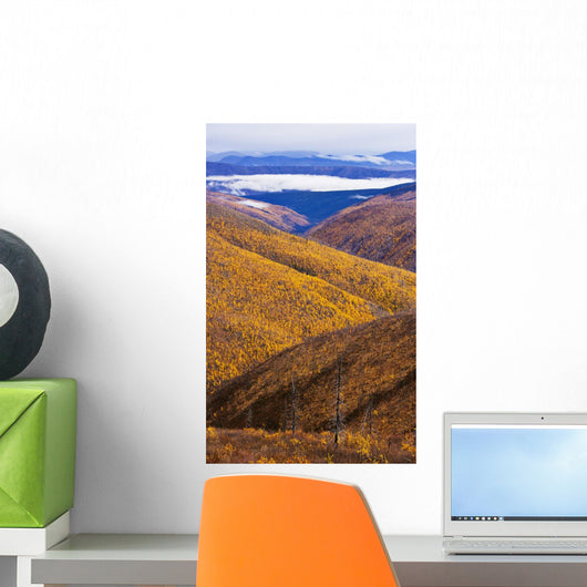 Artist's Choice: Fall Colours Along Top Of The World Highway, Yukon Wall Mural