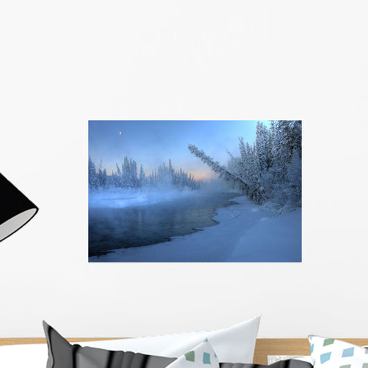 Sunrise Over Morley River, Yukon Wall Mural