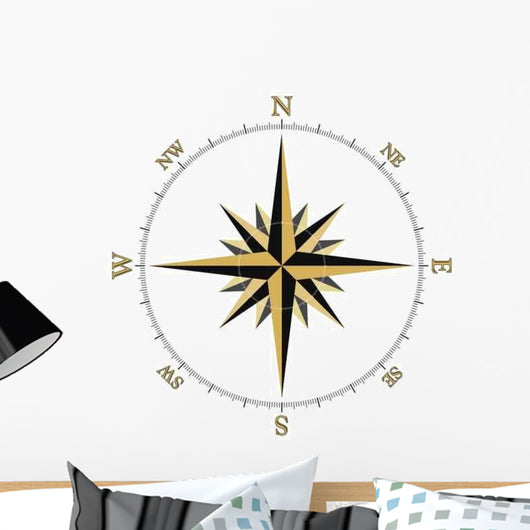 brujula1c Wall Decal