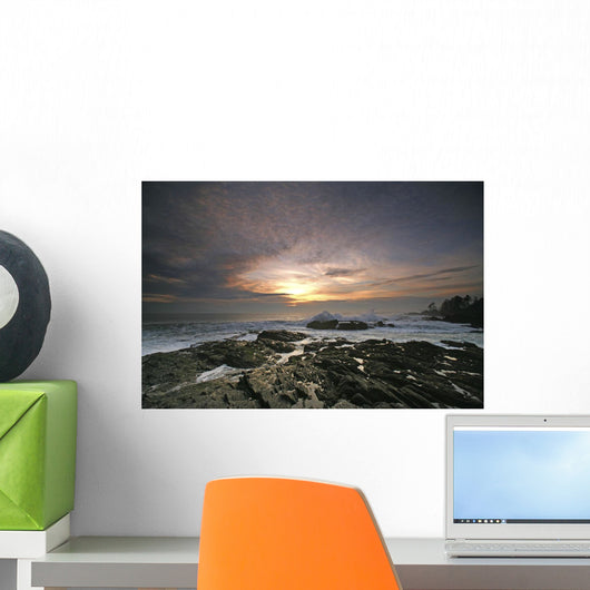 Sunset Over Botany Bay, British Columbia Wall Mural