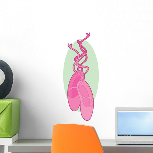 Ballet Slippers Wall Decal