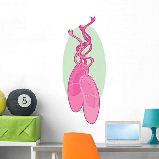 Ballet Slippers Wall Decal
