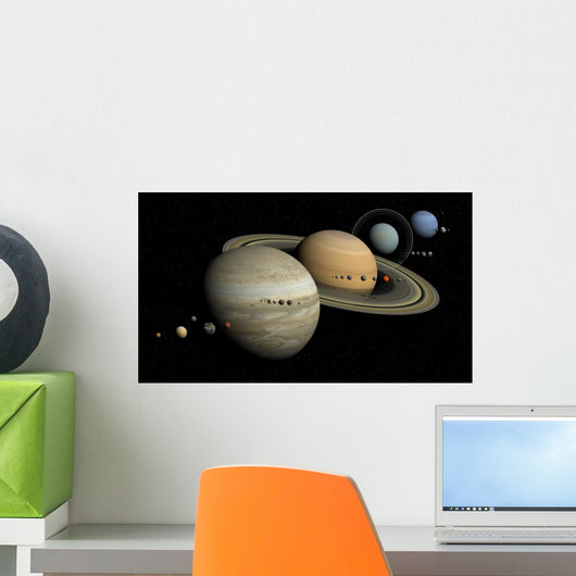 Solar System Wall Mural