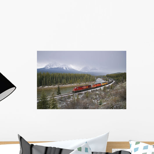 Morant's Curve, Banff National Park, Alberta Wall Mural