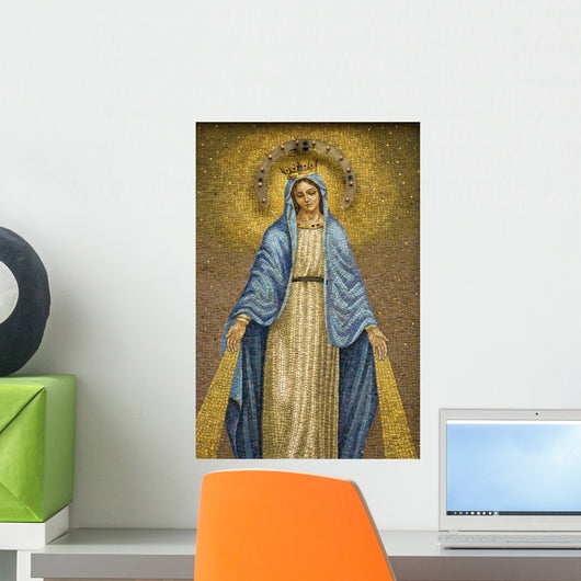 Mosaic of the Virgin Mary Wall Mural