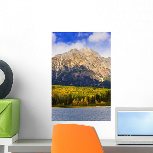 Patricia Lake And Pyramid Mountain, Jasper National Park, Alberta Wall Mural