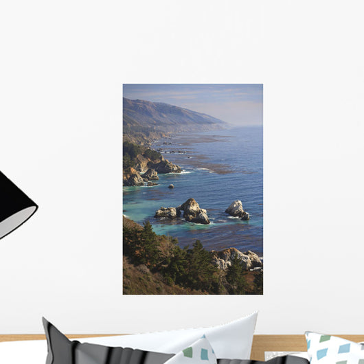 Rock Formations Along The Coast Wall Mural