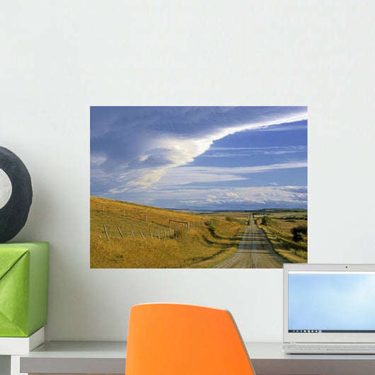 Chinook Arch Over Rangeland, Near Cochrane, Alberta, Canada Wall Mural