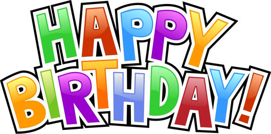 happy birthday graffiti text inscription Wall Decal