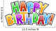 happy birthday graffiti text inscription Wall Decal