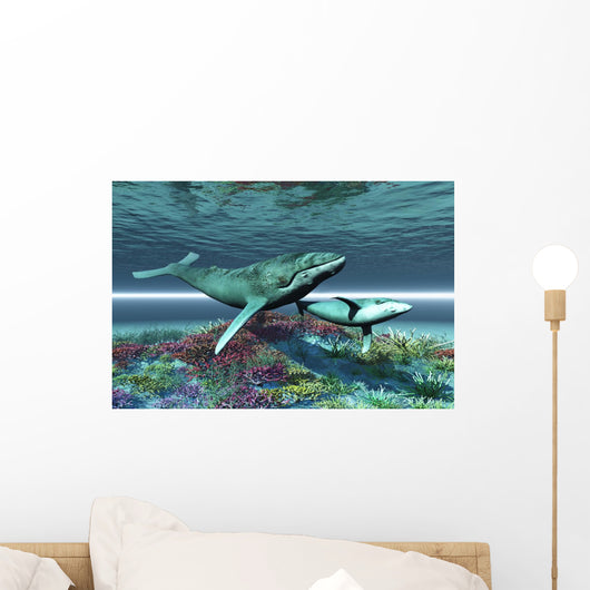 WHALE SONG Wall Mural