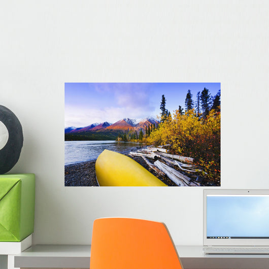Kathleen Lake And Mountains Wall Mural