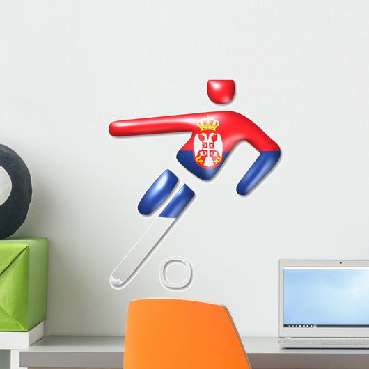 fußball serbien football serbia symbol Wall Decal