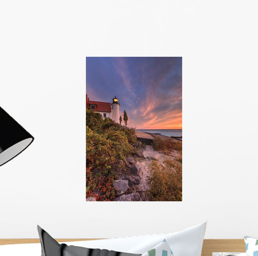 Sunset Point Betsie Lighthouse Wall Decal