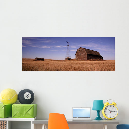 Abandoned Barn, Outside Saskatoon, Saskatchewan Wall Mural