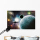 Space Craft near Planet Wall Mural