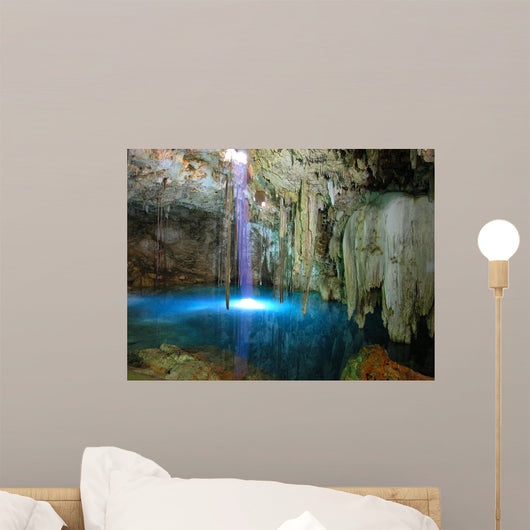 Xenote Cave in Mexico Wall Mural