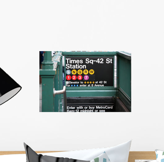 new york subway station Wall Mural