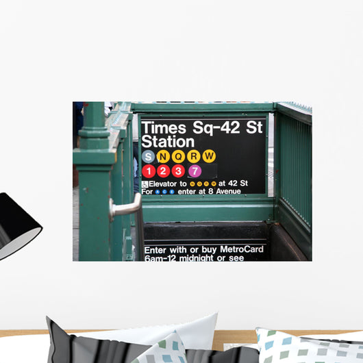 new york subway station Wall Mural
