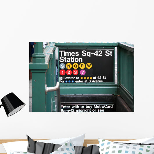 new york subway station Wall Mural