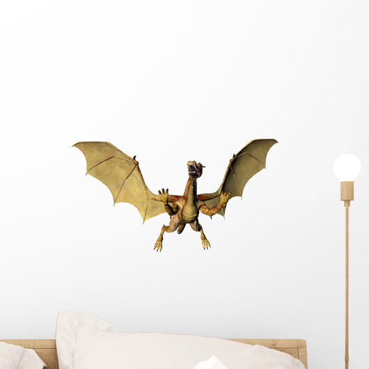 Golden Dragon Wall Decal