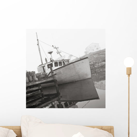 Fishing Boat, Peggy's Cove, Nova Scotia Wall Mural