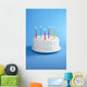 Birthday Cake With Candles Wall Mural