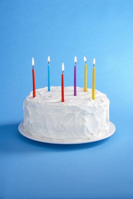 Birthday Cake With Candles Wall Mural