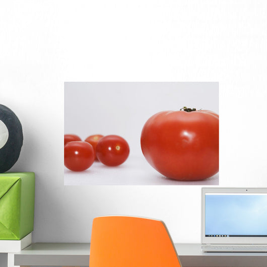 Little Tomatoes And One Big Tomato Wall Mural