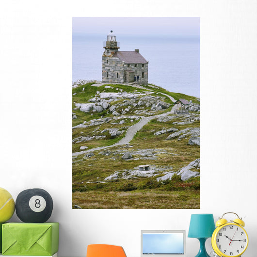 View Of Lighthouse, Rose Blanche, Newfoundland, Canada Wall Mural