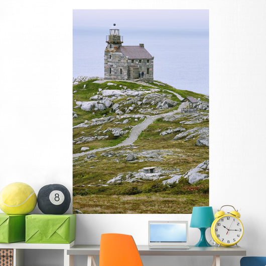 View Of Lighthouse, Rose Blanche, Newfoundland, Canada Wall Mural
