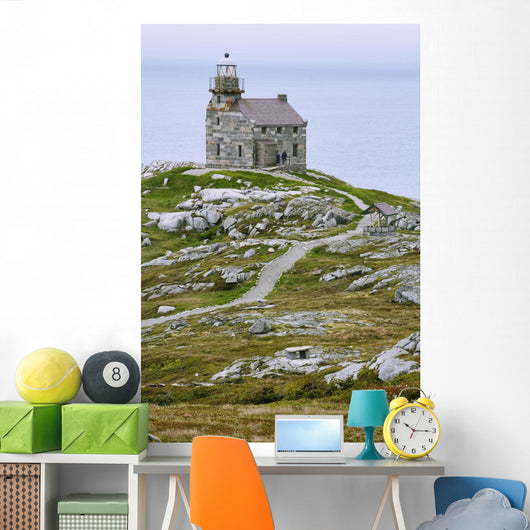 View Of Lighthouse, Rose Blanche, Newfoundland, Canada Wall Mural