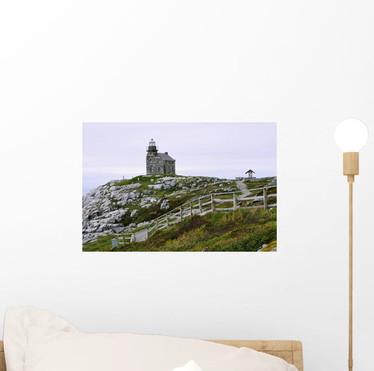 View Of Lighthouse, Rose Blanche, Newfoundland, Canada Wall Mural