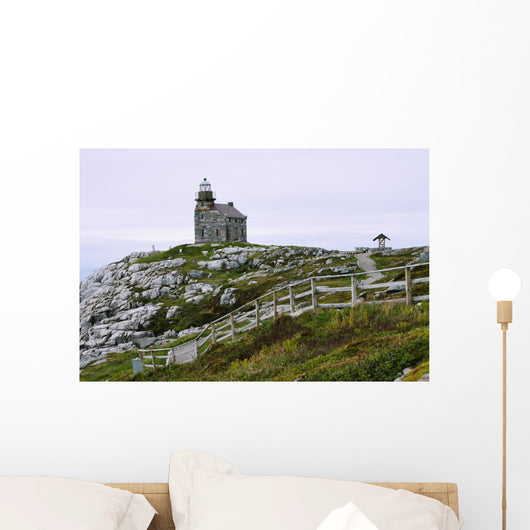 View Of Lighthouse, Rose Blanche, Newfoundland, Canada Wall Mural