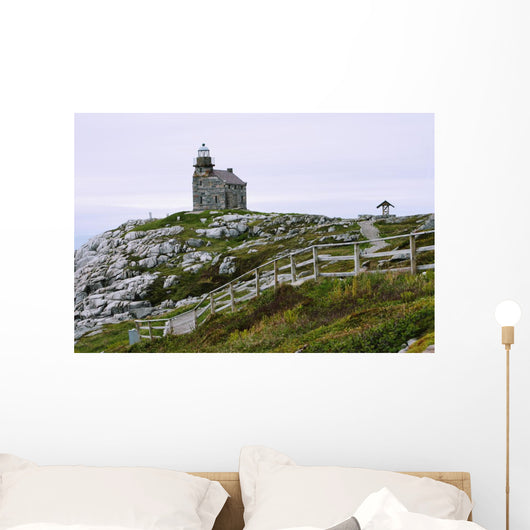 View Of Lighthouse, Rose Blanche, Newfoundland, Canada Wall Mural