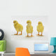 Yellow Chicks Baby Chickens Wall Mural