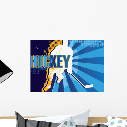 Hockey Abstract Poster