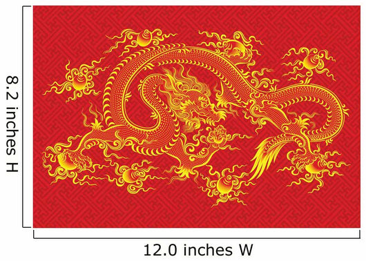 Red Chinese Dragon Vector