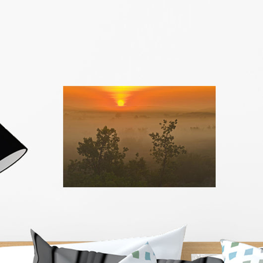 Sunrise Over The Great Sandhills, Near Sceptre, Saskatchewan Wall Mural
