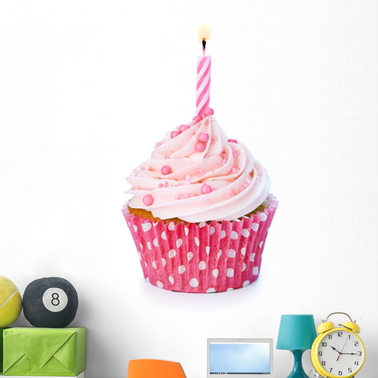 Birthday Cupcake Wall Decal