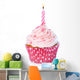 Birthday Cupcake Wall Decal