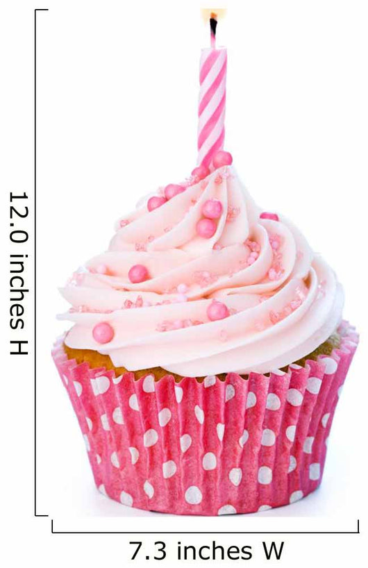 Birthday Cupcake Wall Decal