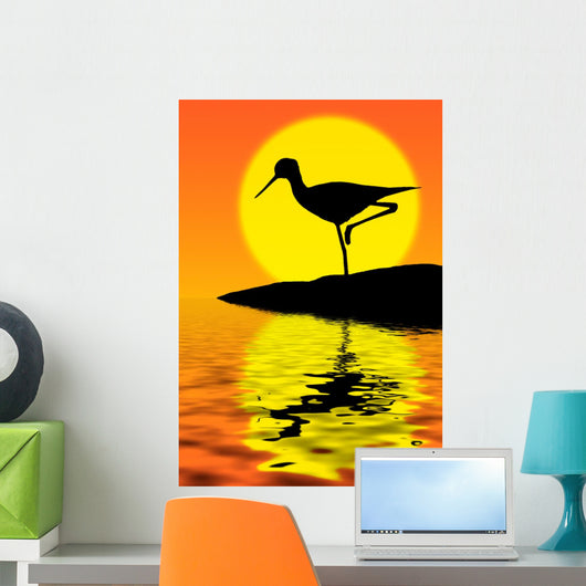 silhouette Wall Mural